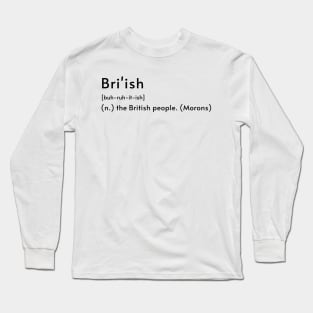 Bri'ish Wiki Entry Long Sleeve T-Shirt